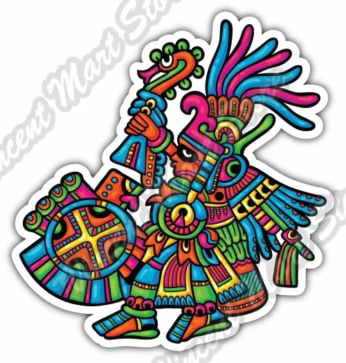 DOPASTICKER Maya Civilization Mayan Art Aztec Drummer Car Sticker Decal ...