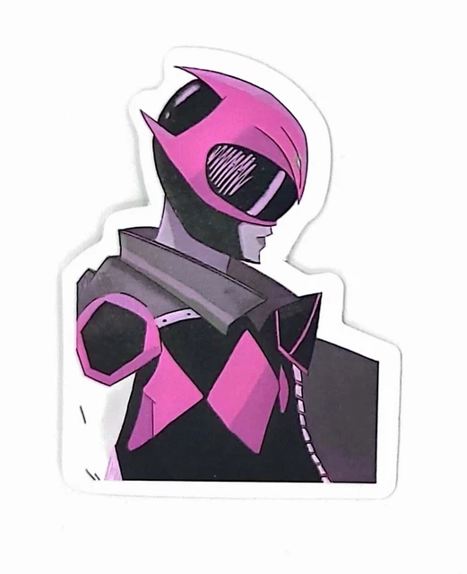 DOPASTICKER Mighty Morphin Power Rangers Pink Ranger Kimberly Mmpr ...