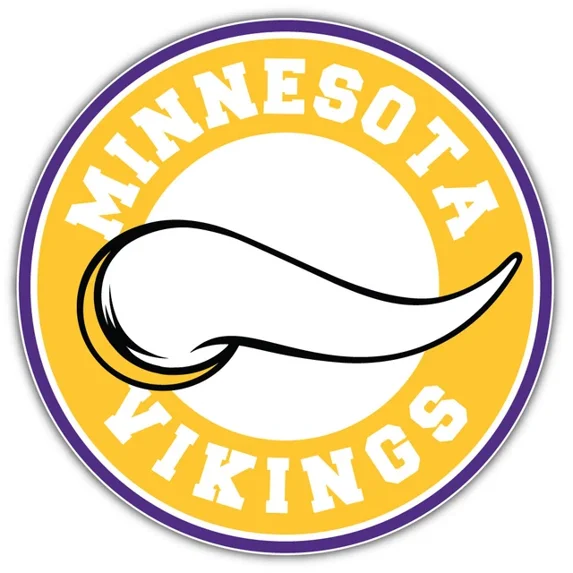 DOPASTICKER Minnesota Vikings Sport Logo Car Sticker Phone Water Bottle ...
