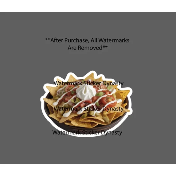 DOPASTICKER Nachos Sticker Chips Queso Food Guacamole Sticker Phone ...