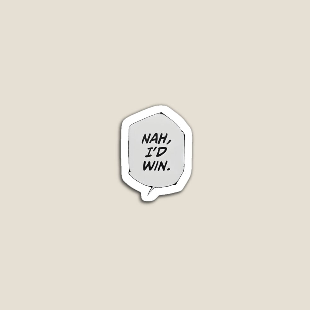 DOPASTICKER Nah Id Win G0Jo Decorative Laptop, Phone Stickers ...