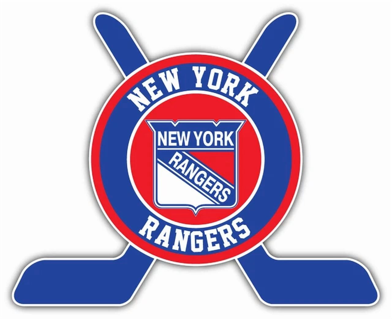 DOPASTICKER New York Rangers Sticks Logo Sport Car Sticker Phone Water ...
