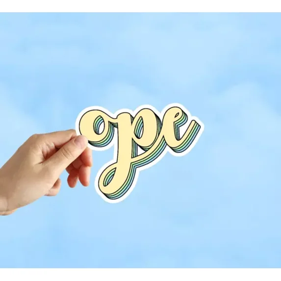 DOPASTICKER Ope Sticker Midwest Sticker Saying Phone Decal Water Bottle ...