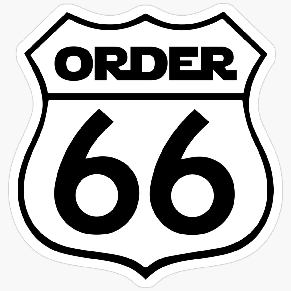 DOPASTICKER Order 66 Sticker. Gift You - Decorate Laptops, Water ...