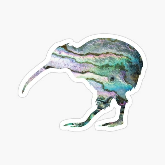 DOPASTICKER Paua Shell Nz New Zealand Kiwi Bird Gift - Hot Trending ...