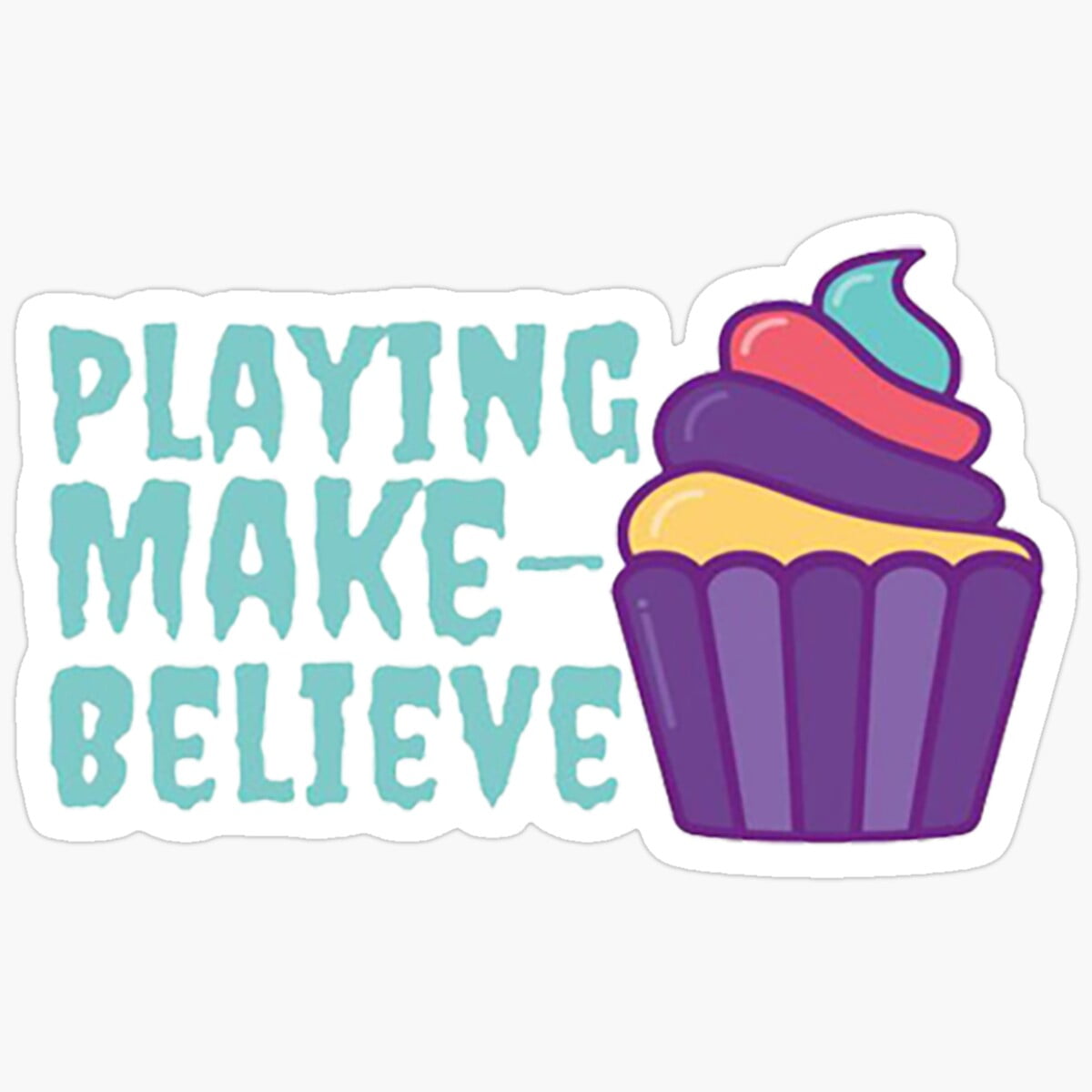 DOPASTICKER Playing Make-Believe Sticker Waterproof Sticker For Water ...