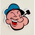 thumbnail image 2 of Oyl Olive Popeye Cartoon Vinyl Sticker - Waterproof Decal For Car, Laptop, Phone, Wall Art 2 of 6
