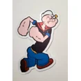 thumbnail image 2 of Oyl Olive Popeye Cartoon Vinyl Sticker - Waterproof Decal For Car, Laptop, Phone, Wall Art 2 of 6