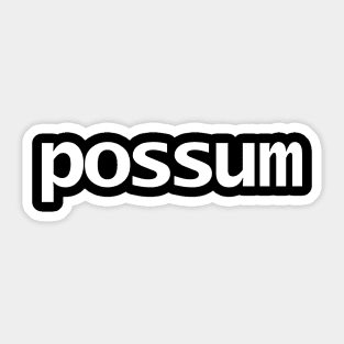 DOPASTICKER Possum Decorative Laptop, Phone Stickers, Waterproof