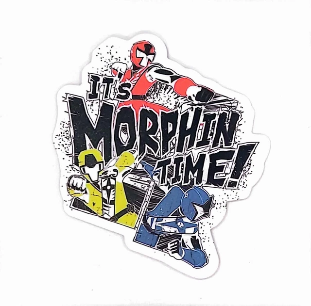 DOPASTICKER Power Rangers Ninja Steel Ranger Team Sticker Phone Decal ...