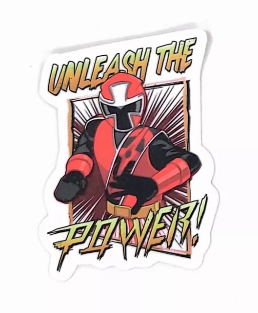 DOPASTICKER Power Rangers Ninja Steel Red Ranger Sticker Phone Decal ...