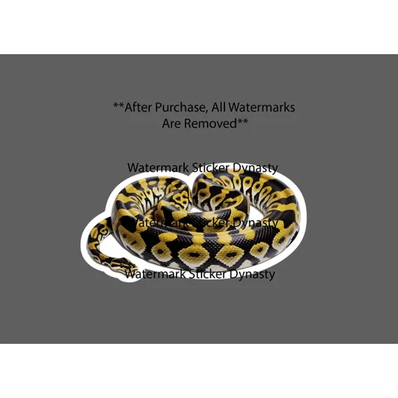 DOPASTICKER Python Sticker Animal Snake Pet Wildlife Sticker Phone ...