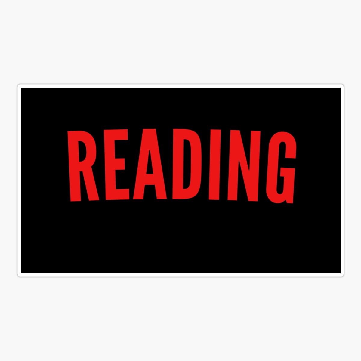DOPASTICKER Reading Sticker, Phone Sticker Water Bottle Sticker Car ...