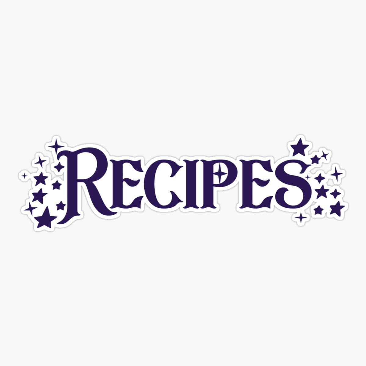 DOPASTICKER Recipes Sticker, Phone Sticker Car Stickers, Birthday Gift ...