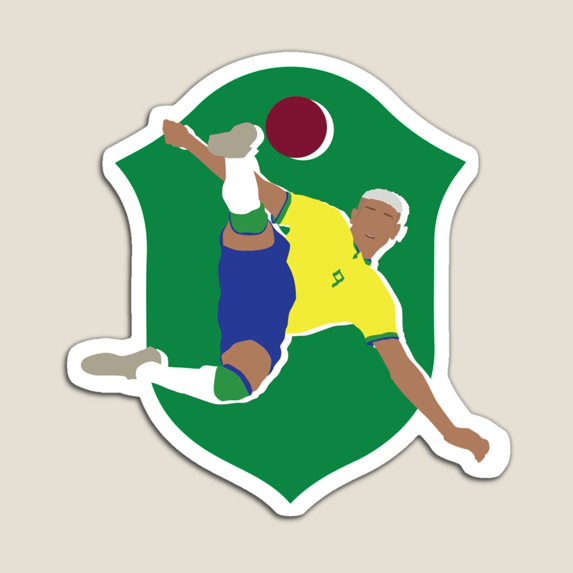 DOPASTICKER Richarlison Sensational Goal Brazil Vs Serbia Collage ...