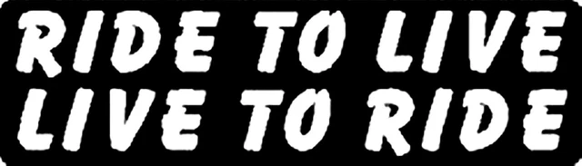 DOPASTICKER Ride To Live Live To Ride Sticker Hard Hat Sticker Phone ...