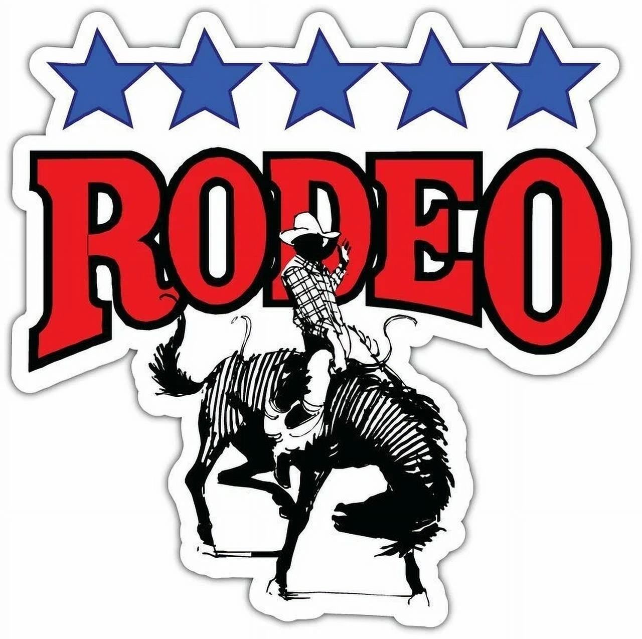 DOPASTICKER Rodeo Car Window Sticker Decal Phone Decal Water Bottle ...