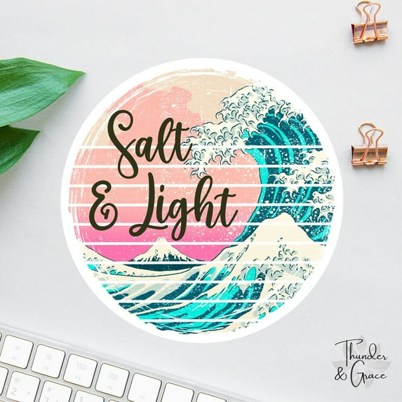 DOPASTICKER Salt And Light Sticker, Christian Sticker, Bible Verse ...