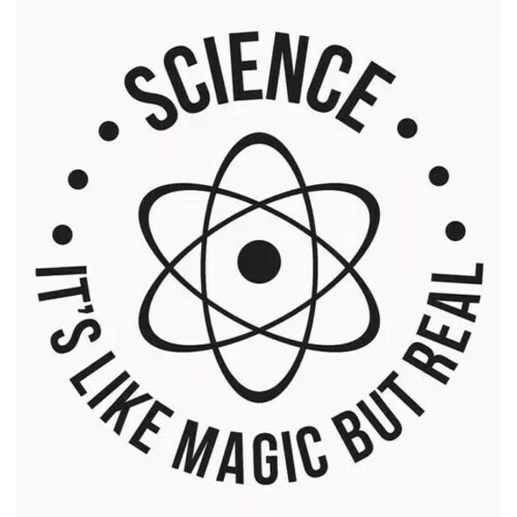 DOPASTICKER Science Sticker It'S Like Magic But Real Laws Phone Decal ...