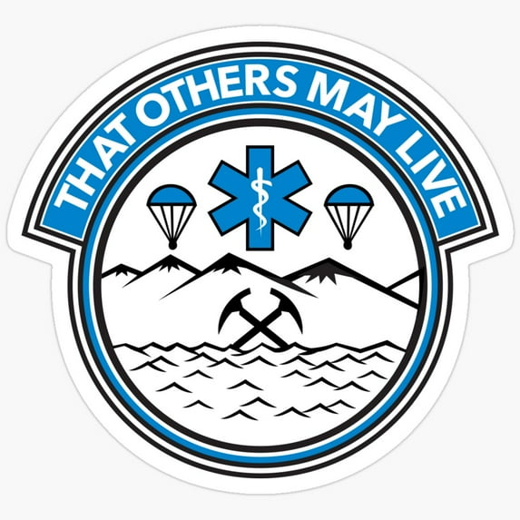 DOPASTICKER Sea Air Land Rescue Badge Sticker Phone Decal Water Bottle ...