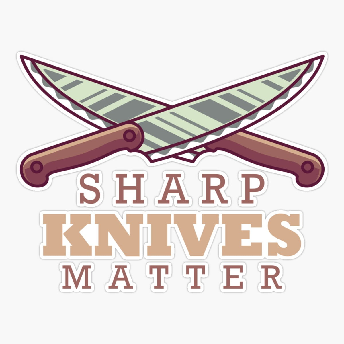 DOPASTICKER Sharp Knives Sticker, Phone Sticker Car Stickers, Birthday ...