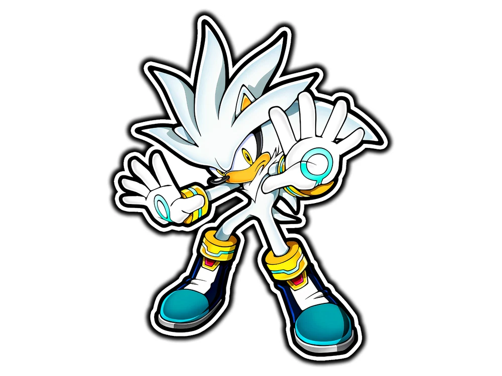 Shadow The Hedgehog Retro Vinyl Sticker Decal Waterproof Die-Cut