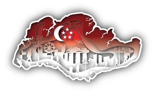 DOPASTICKER Singapore Map Flag - DOPASTICKER Singapore Map Flag Illustration Paper Art Carves Sticker Decal Phone Decal Water Bottle Stickers Cars Stickers Water Bottle Stickers Kids 4cb86daf 031f 49d6 96c0 00bada94b0e0.d11b441c6070614d17453cd967fa5c3e.webp