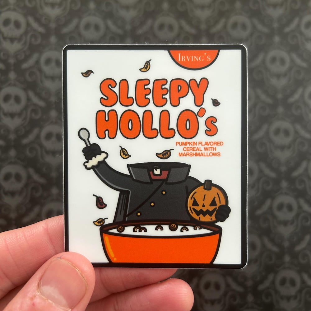 DOPASTICKER Sleepy Hollow Cereal Sticker, Spooky Cereal Sticker ...