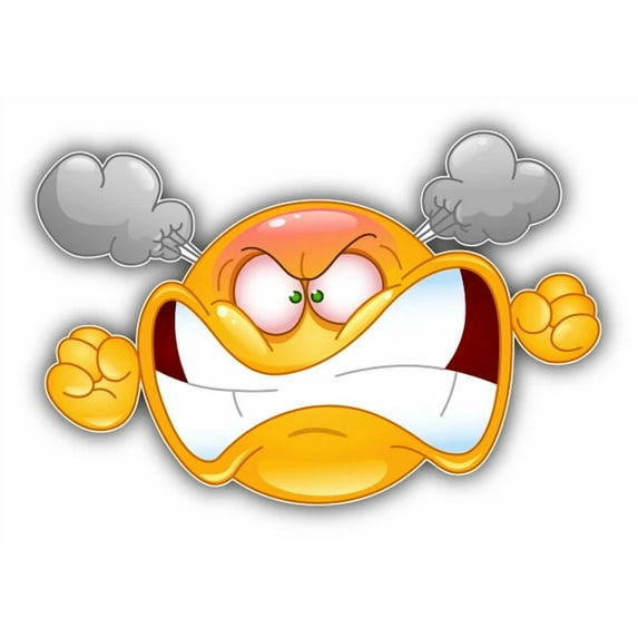 DOPASTICKER Smile Rage Car Sticker Phone Water Bottle Stickers, Cars ...