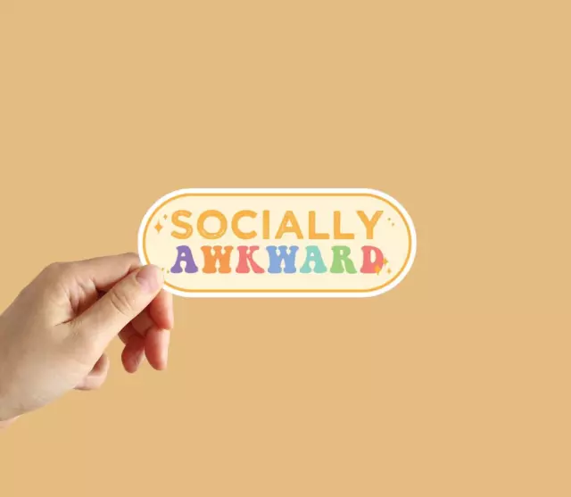 DOPASTICKER Socially Awkward Sticker Phone Decal Water Bottle Stickers ...