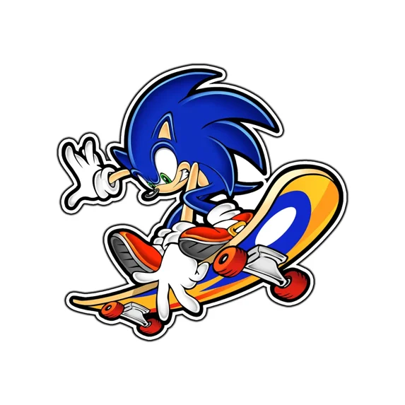 DOPASTICKER Sonic The Hedgehog Sonic Riders #1 Sticker Decal Phone ...