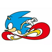 DOPASTICKER Sonic The Hedgehog Speed Decorative Laptop, Phone Stickers, Waterproof Stickers Water Bottles, Hot Trending Stickers