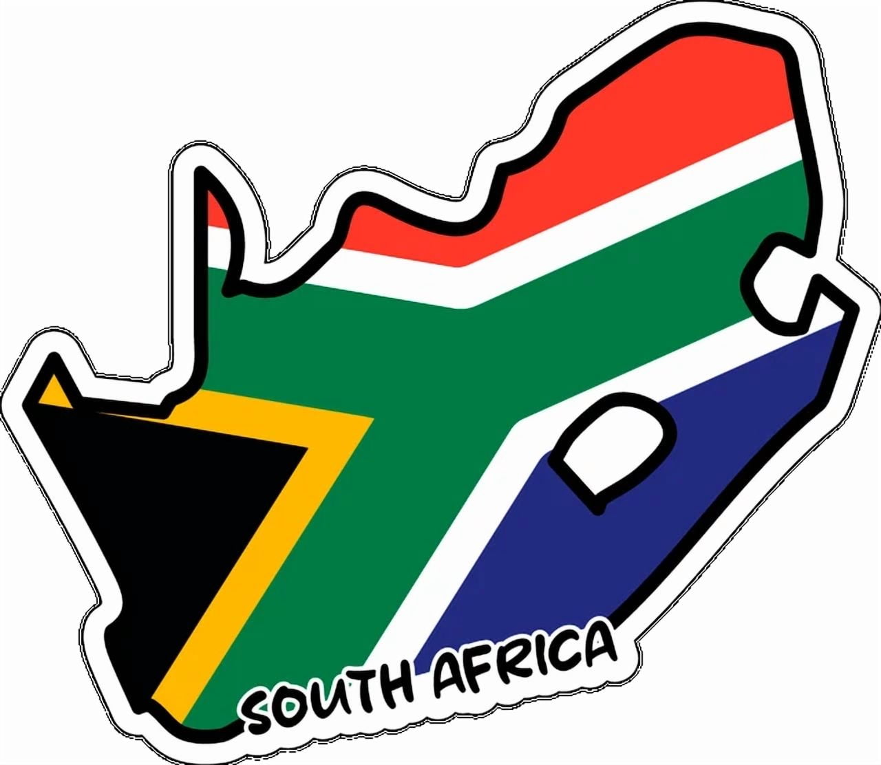 DOPASTICKER South Africa Map Flag - DOPASTICKER South Africa Map Flag Sticker Decal Phone Decal Water Bottle Stickers Cars Stickers Water Bottle Stickers For Kids 76149dfc 9457 4b72 Bd90 161e002074d1.b91ba959ea65eff3e3495872fe6ed185