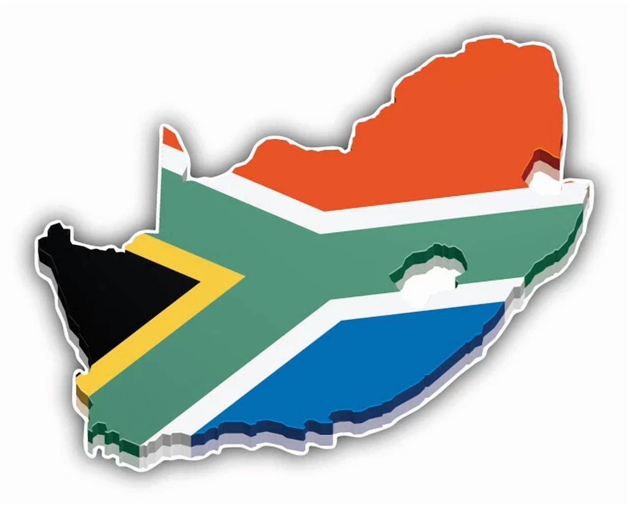 2-Pack South Africa Flag Decal Sticker | 5-Inches by 3-Inches | Premium Quality Vinyl | PD535