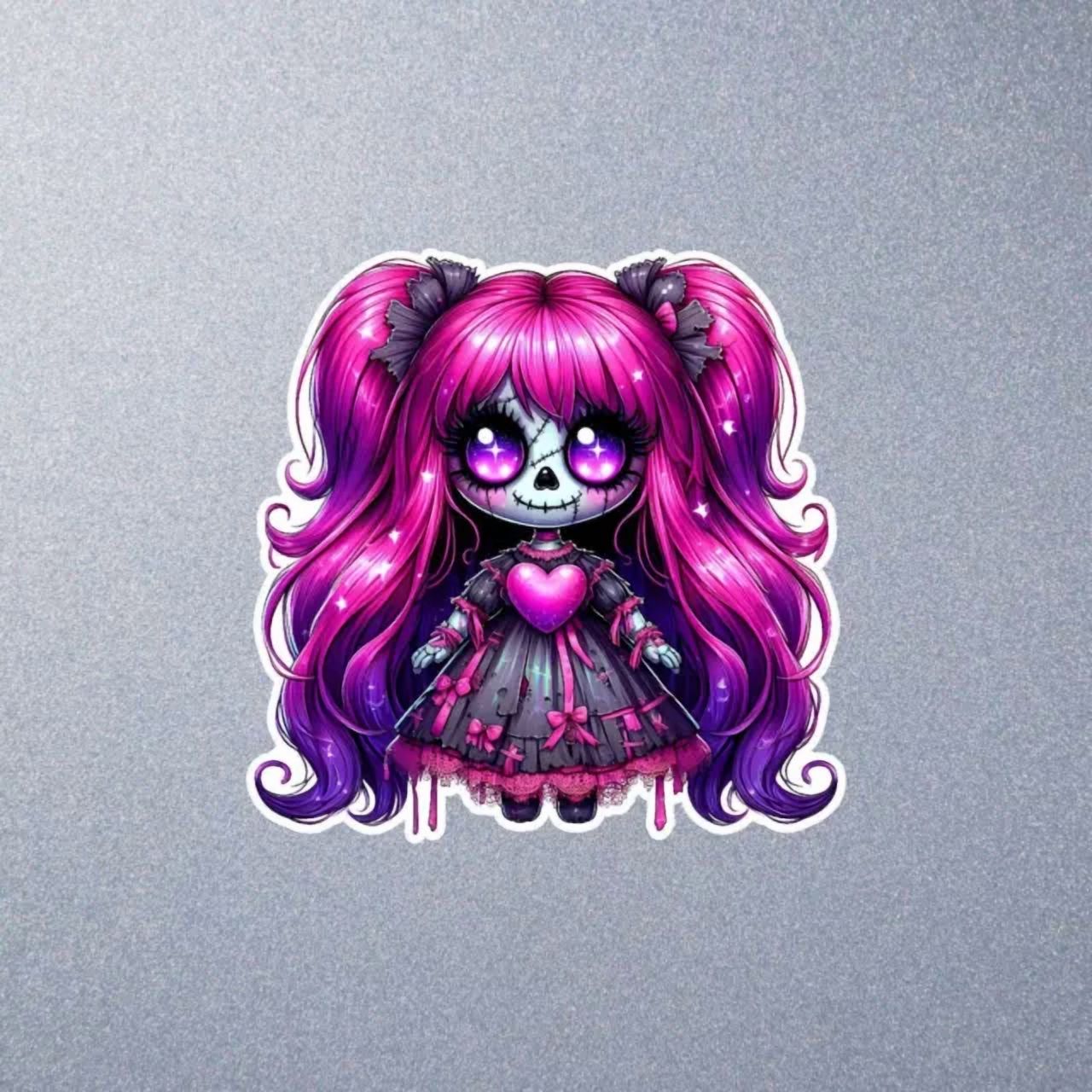 Hal Sticker DOPASTICKER Spooky Hal.Low.Een Car Sticker, Water Bottle, Laptop Phone ...