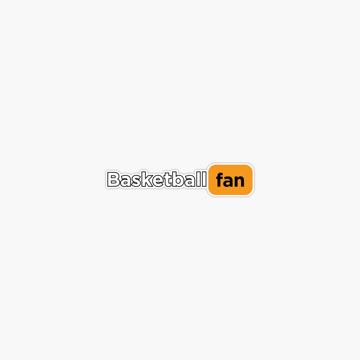 DOPASTICKER Sports Fan Basketball Sticker, Phone Sticker Car Sticker ...