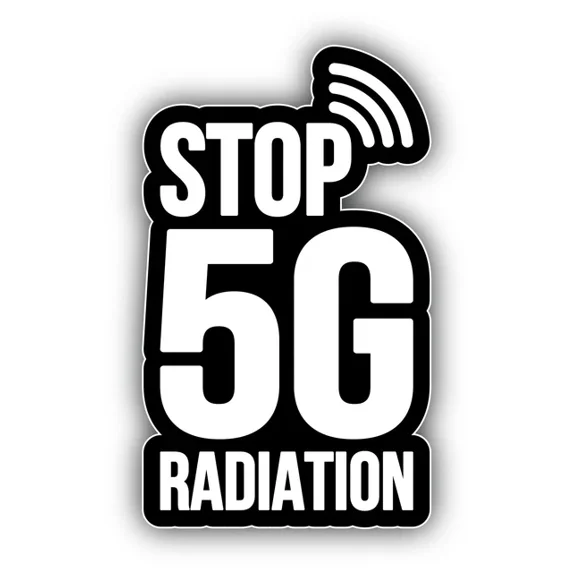 DOPASTICKER Stop 5G Networks Radiation Sticker Decal Phone Decal Water ...