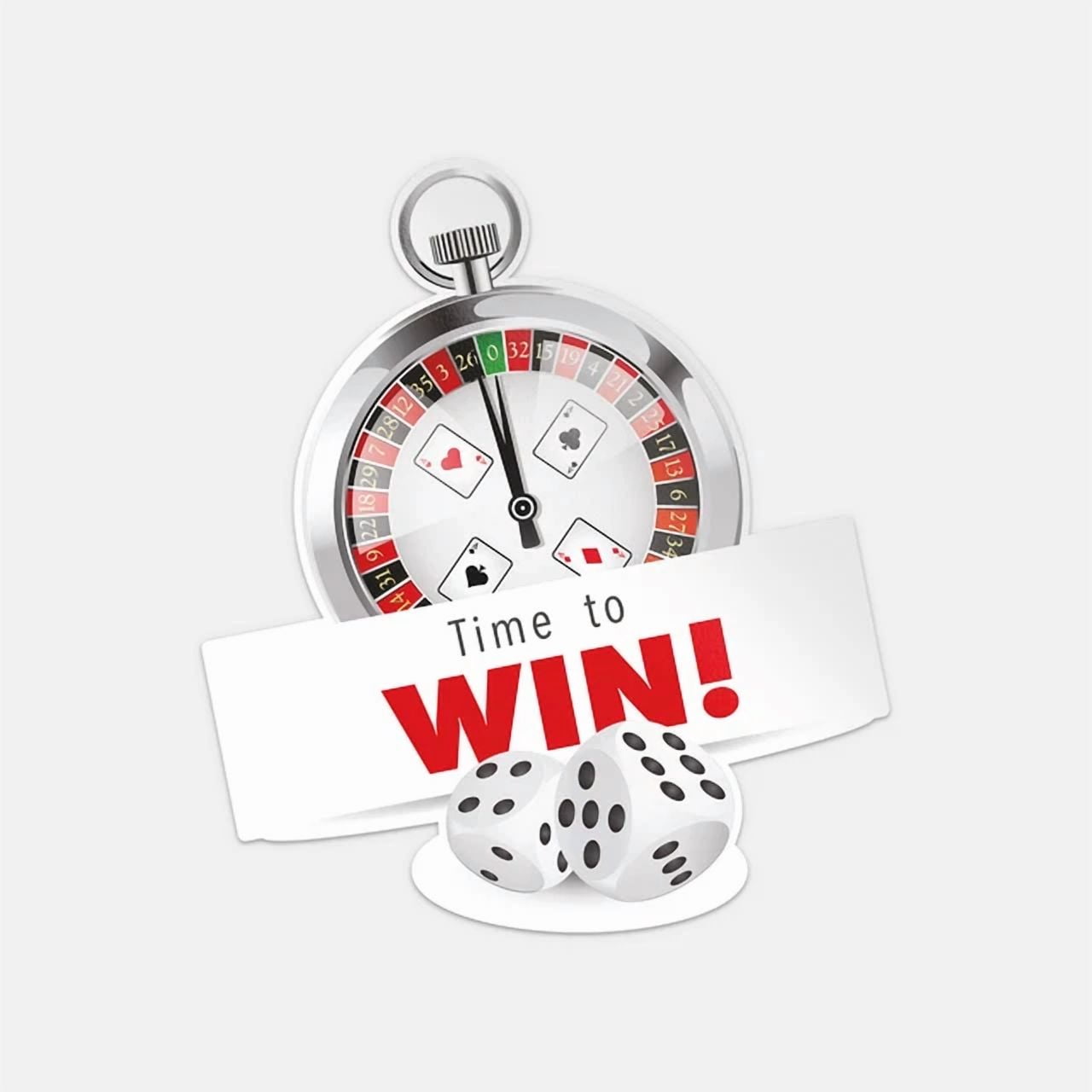 DOPASTICKER Stopwatch Time To Win Sticker Decal Phone Decal Water ...