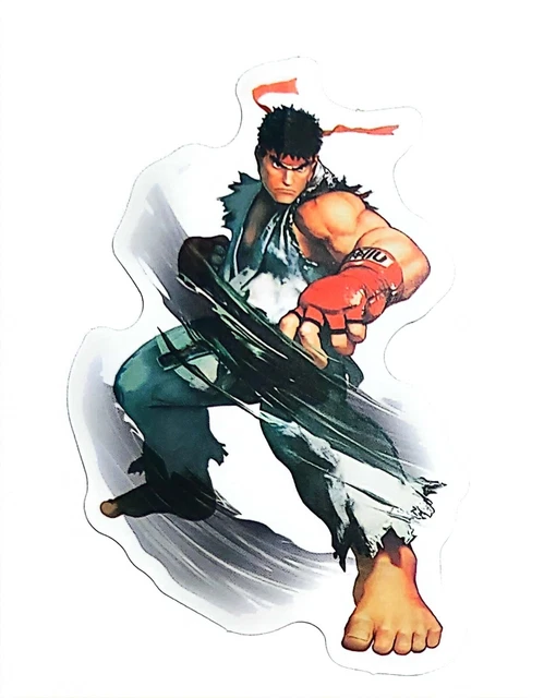 DOPASTICKER Street Fighter Ryu Anime Manga Cartoon Video Game Sticker ...