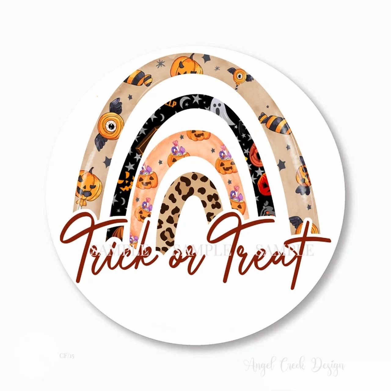 Hal Sticker DOPASTICKER Sweet Haunt Night Rainbow Hal.Low.Een Scrapbook Stickers ...