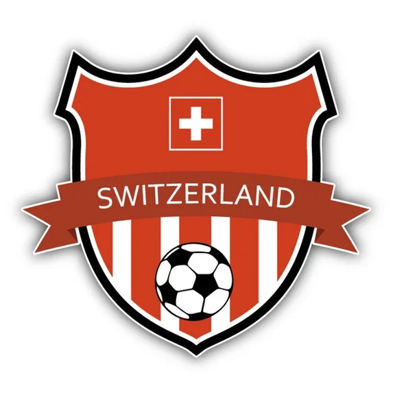 DOPASTICKER Switzerland Flag National Soccer Team Sticker Decal Phone ...