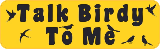DOPASTICKER Talk Birdy To Me Sticker Phone Sticker, Latop Sticker ...