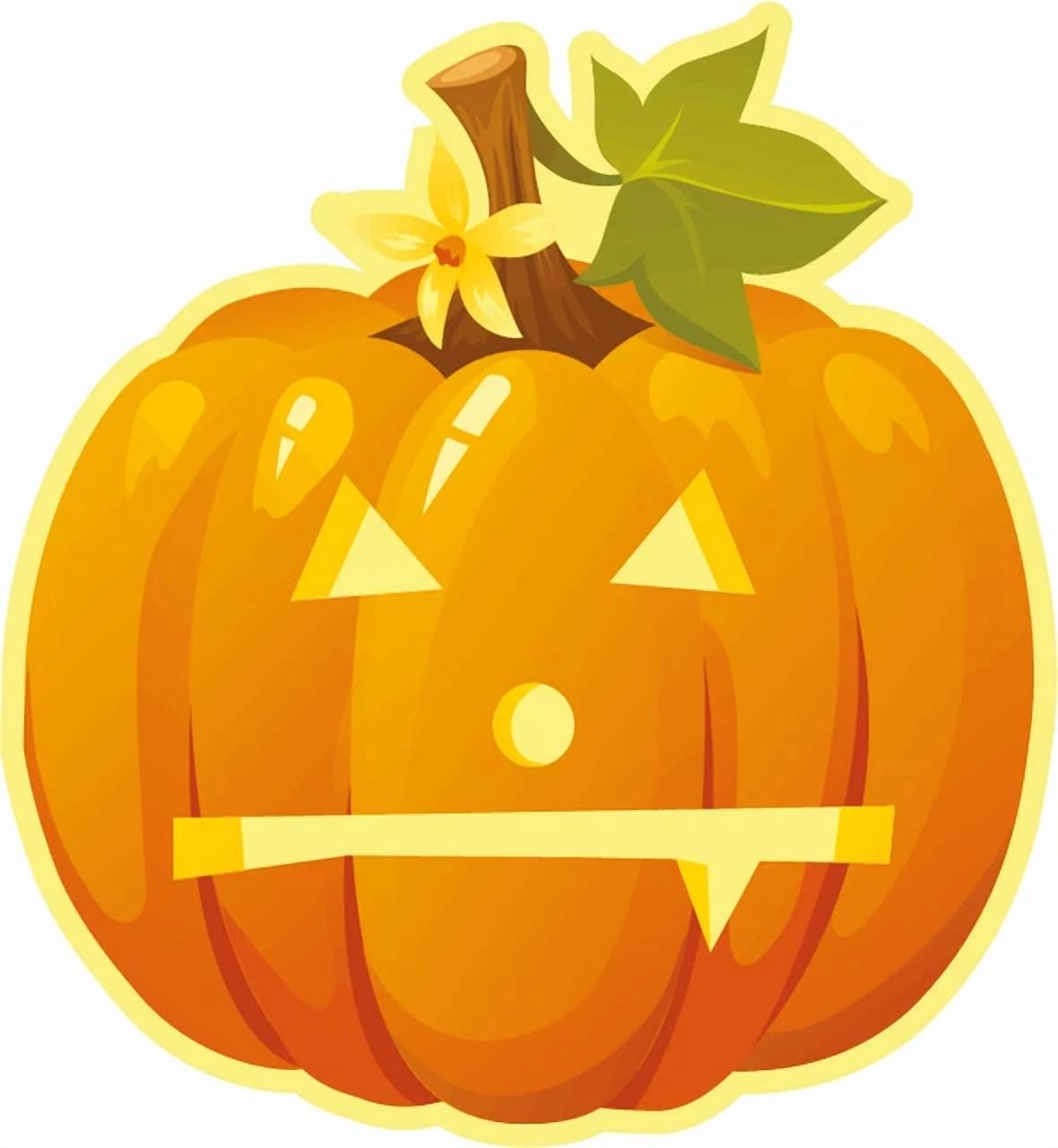Hal Sticker DOPASTICKER Tangled Hal.Low.Een Pumpkin Car Sticker Phone Water Bottle ...