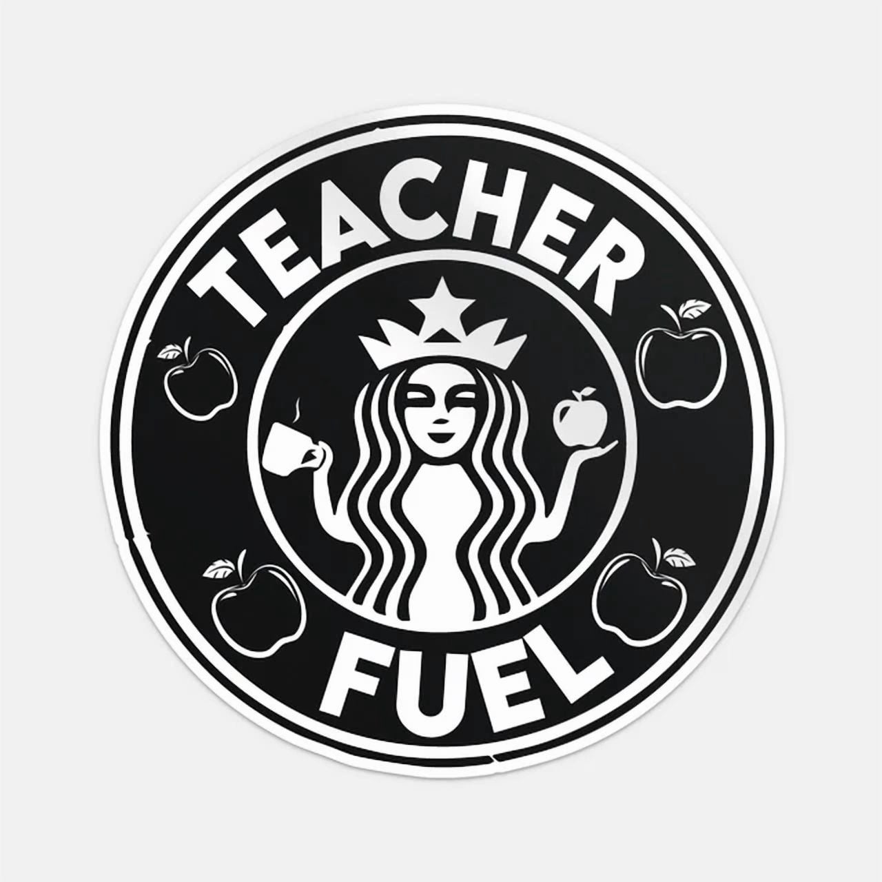 DOPASTICKER Teacher Fuel Sticker Decal Phone Decal Water Bottle ...