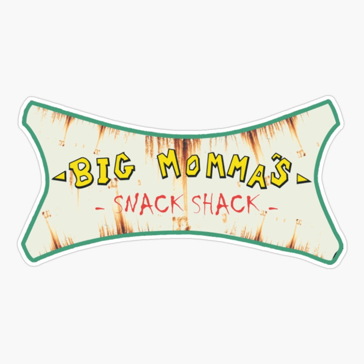 DOPASTICKER Teen Beach Movie Big Momma'S Snack Shack Logo Sticker ...