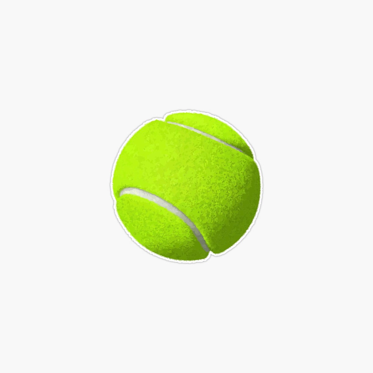 DOPASTICKER Tennis Ball Sticker, Phone Sticker Car Stickers, Birthday ...