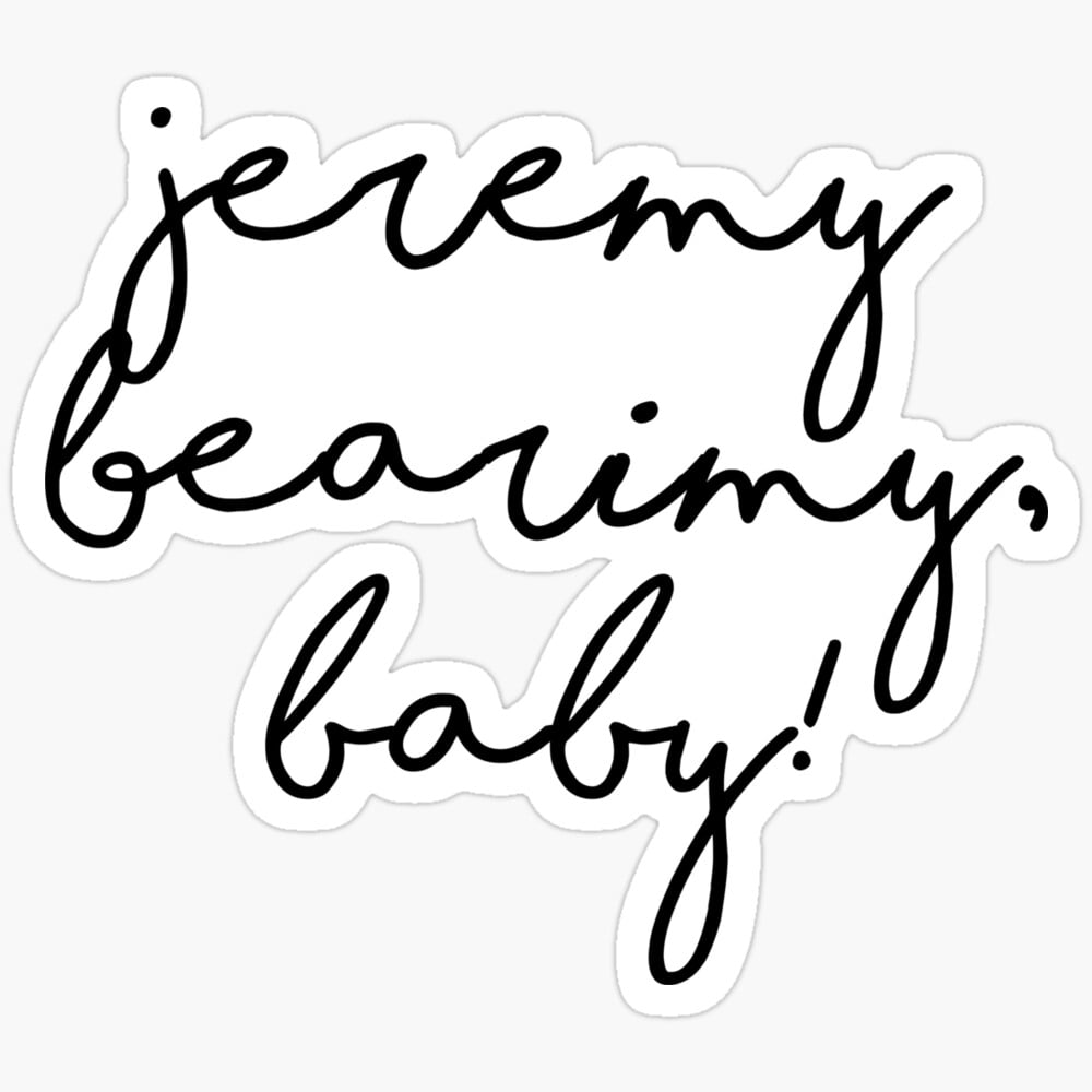 DOPASTICKER Tgp: Jeremy Bearimy, Baby Sticker Phone Sticker, Latop ...