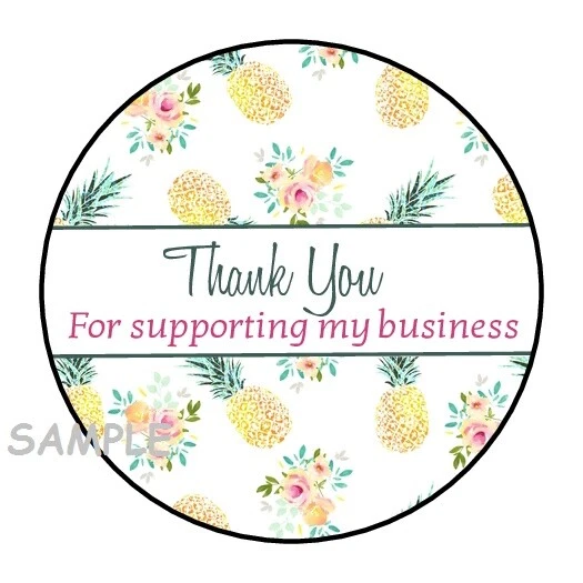 Supporting Service Sticker DOPASTICKER Thank You For Supporting My Business Stickers Phone Decal ...
