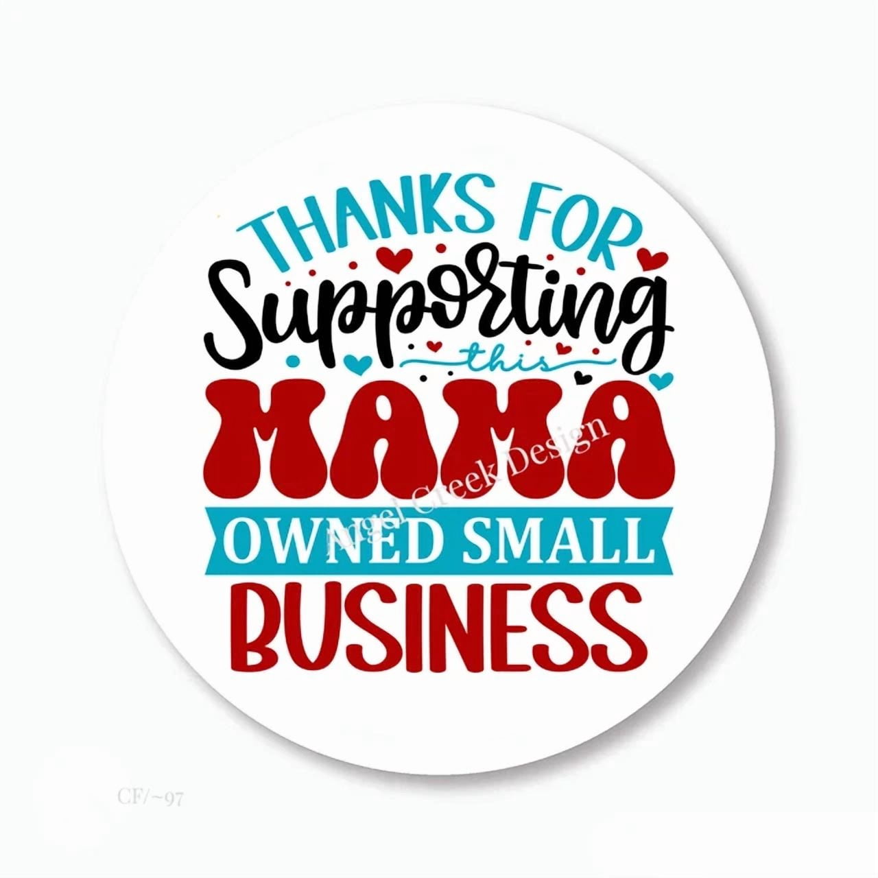 Supporting Service Sticker DOPASTICKER Thank You For Supporting Mama Owned Business Scrapbook ...