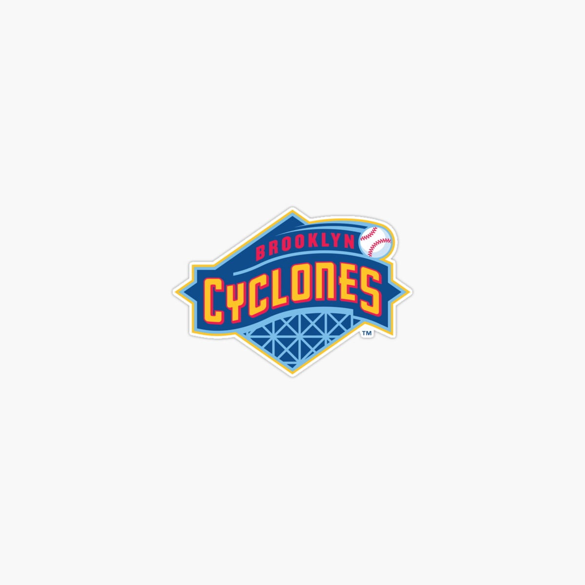 DOPASTICKER The Brooklyn Cyclones Sticker, Phone Sticker Car Stickers ...